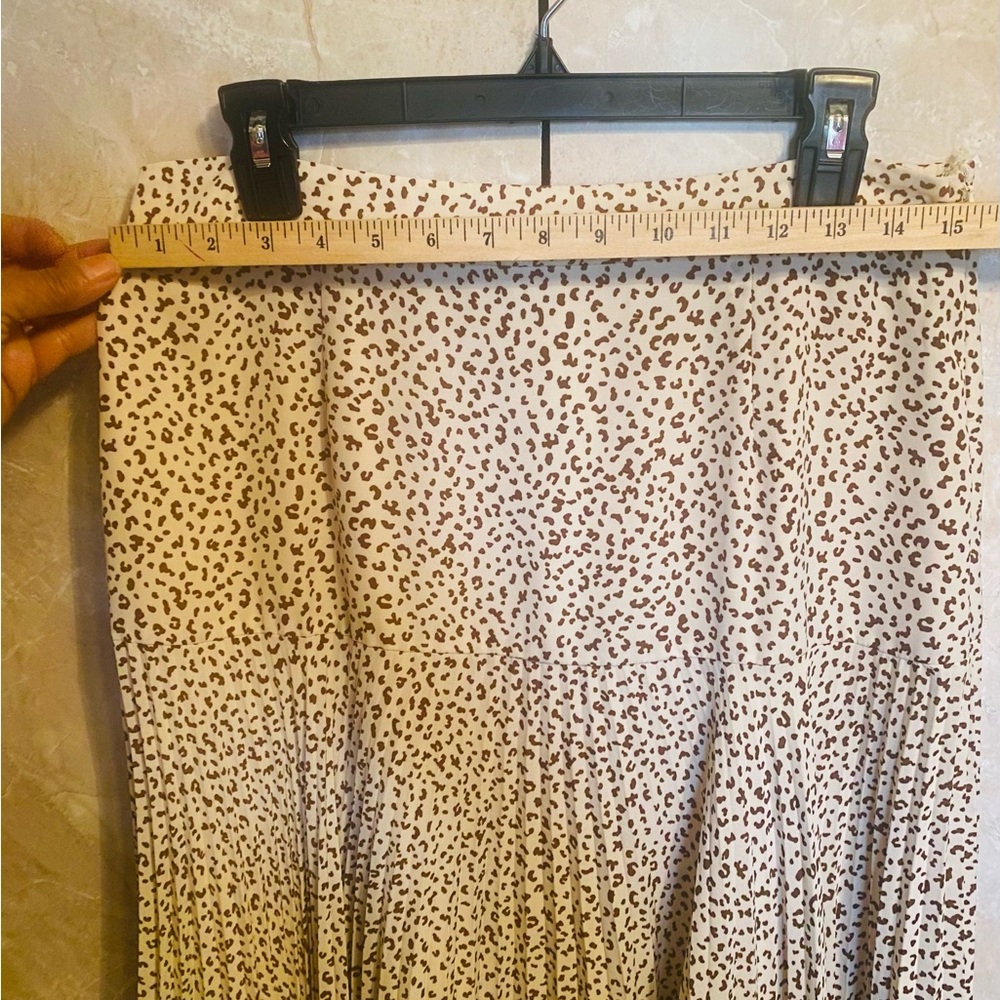 Leopard Print Asymmetrical Women's Skirt - Picture 4 of 7